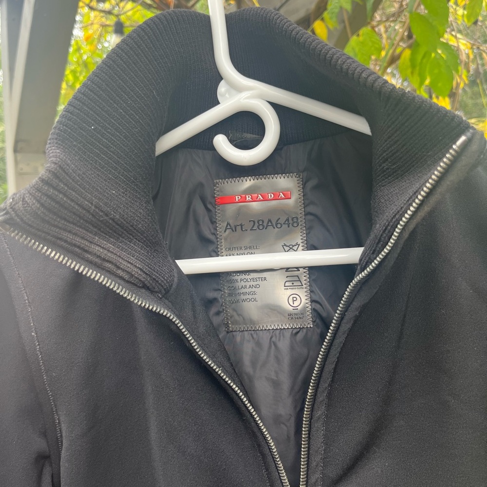 Nylon PRADA long coat. Fits size XS / S.